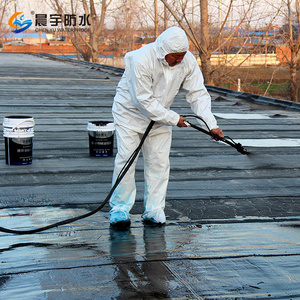Membrana Líquida de Betún, Revestimiento <span class=keywords><strong>Impermeable</strong></span> de Goma Líquida para Techos Planos y Pisos, <span class=keywords><strong>Pintura</strong></span> Impermeabilizante para el Hogar - Product Image 2