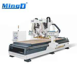 MINGD ATC-1328-12D全自動3軸木彫りCNCルーターマシン家庭用MDFフライス木工ルーター機械