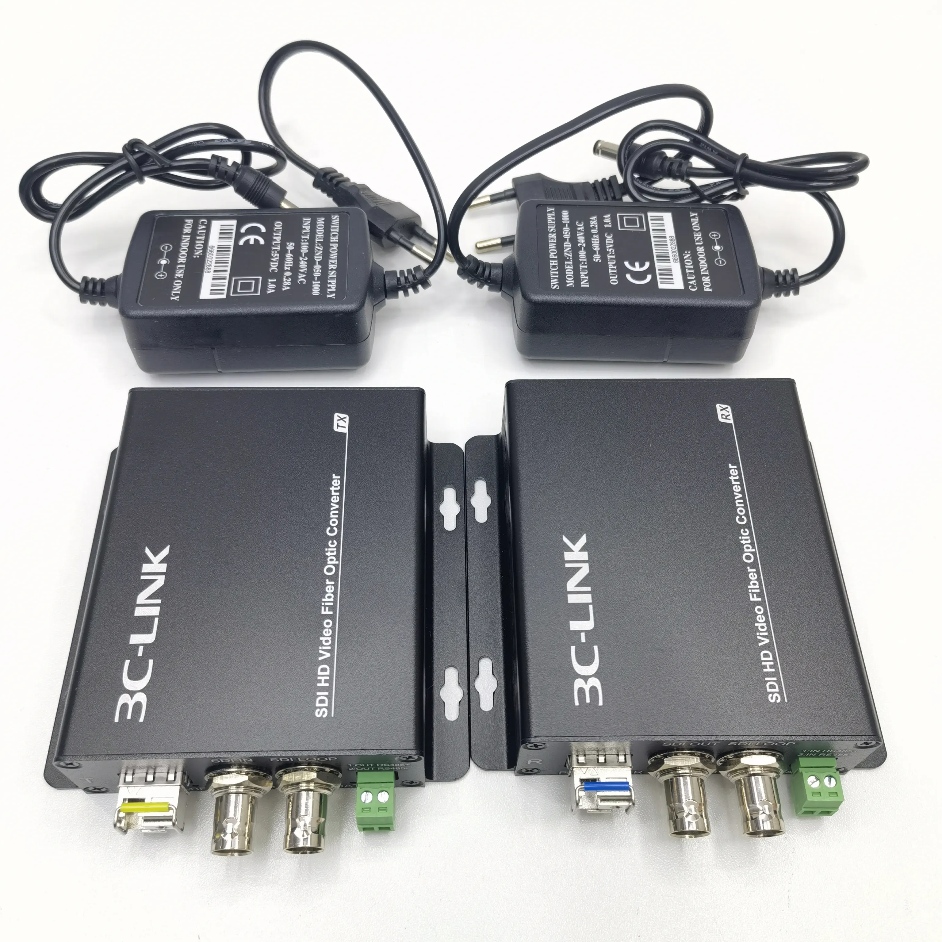 Conversor de vídeo SD-SDI/HD-SDI/3G-SDI 1 único transmissor de vídeo hd-sdi televis LC SC FC conector