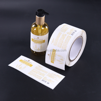 Étiquettes et autocollants personnalisés en vinyle imperméable pour emballages cosmétiques avec motifs de dessins animés, logos découpés, formes personnalisées