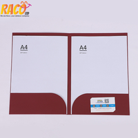 Porte-documents en papier kraft A4, organisateur de bureau, dossier à pochettes