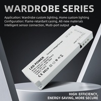 Alimentation LED multifonctionnelle AC/DC à tension constante 220V/DC12V/24V/36W à ports multiples pour éclairage de meuble - Offre Spéciale