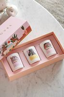 Boîte cadeau de luxe pour bougies avec inserts, emballage personnalisé en papier pour bougies en cire, flacon d'huile parfumée, type dossier, impression en relief