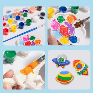 Ensemble de peinture éducatif en céramique pour animaux Peinture 3D Votre propre <span class=keywords><strong>espace</strong></span> Dinosaures Kit de peinture pour enfants Arts et artisanat Cadeaux Jouets - Product Image 4