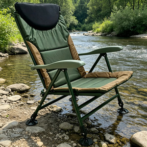 Sedia da Pesca Leggera in Alluminio Pieghevole Portatile per <span class=keywords><strong>Campeggio</strong></span> Esterno, Arredamento per Cucina, Sala da Pranzo e Palestra con Garanzia Commerciale - Product Image 4