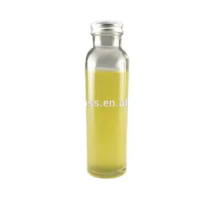 Fashion 250ml Clear Glass Beverage Bottle for Juice and Fruit Vinegar