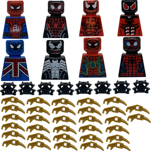 Figuras Mini Personalizables al por Mayor, Figuras de Juguete, Estatuas de Superhéroes, Serie <span class=keywords><strong>Spiderman</strong></span>, Figuras de Bloques de Construcción Móviles, Juguete para Niños - Product Image 1