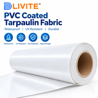 Rouleaux de bâche PVC blanche de 3,2 m de large, tissu membrane tendue en PVC, haute résistance à la déchirure, pour l'architecture de toiture