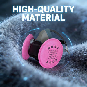 Filtro de algodón universal con montaje tipo bayoneta - Fácil de cambiar para respiradores de media cara - Product Image 3