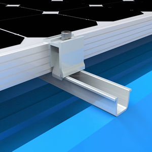 Klip-Lok Système de montage solaire haute rigidité Support de toit sans pénétration pour installation solaire Toiture en métal - Product Image 4