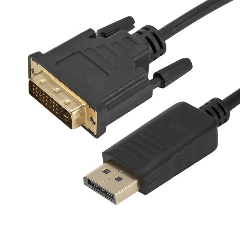 High quality DP to DVI Converter Cable Male to DVI-D Male Display Adapter 4K 1.8M Cable for Monitor