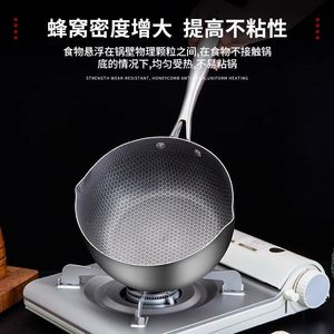Stainless Steel Soup Pan 24Cm Uncoated <b>Nonstick</b> For Cooking And Serving - Product Image 4