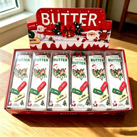 Bâton de beurre croustillant de Noël USA, jouet anti-stress souple de 4 oz, beurre salé à presser, jouet artisanal ASMR, Noël