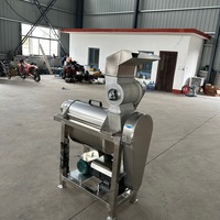 Fruit- en groentefarm schroefpersmotor hoge productiviteit industriële perenpers commercieel gebruik fruitverwerkingsinstallatie sap
