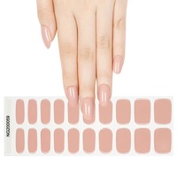 Autocollants d'ongles en gel UV semi-durcis longue durée, très populaires, à presser / Tiktok NG200059