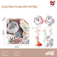 Machine répétitive intelligente pour chat Poupées en peluche pour enfants pour soulager le stress en fourrure