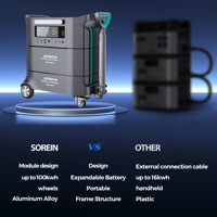 Sorein A2 2000w centrale électrique portable 2000w onduleur générateur d'énergie solaire à onde sinusoïdale pure 2000w lifepo4 eu stock
