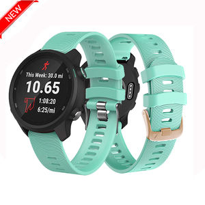 <span class=keywords><strong>Correa</strong></span> de 20mm para Garmin Forerunner 245/645 <span class=keywords><strong>Vivoactive</strong></span> <span class=keywords><strong>3</strong></span> <span class=keywords><strong>correa</strong></span> de silicona suave para Samsung Galaxy Watch 6 5 4 <span class=keywords><strong>correa</strong></span> de reloj deportivo - Product Image 1