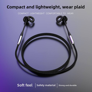 Cable <span class=keywords><strong>conector</strong></span> <span class=keywords><strong>de</strong></span> cordón magnético <span class=keywords><strong>de</strong></span> silicona suave UT, puntas desmontables, tapón <span class=keywords><strong>de</strong></span> seguridad para los oídos, cordón para dormir, protección auditiva, tapones para los oídos con cable - Product Image 3