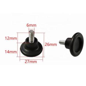 Factory Direct Corrosion Resistant Plastic Feet Leveling Feet <b>Adjustable</b> for Dining <b>Table</b> for Office Desk with Threaded Stem - Product Image 1