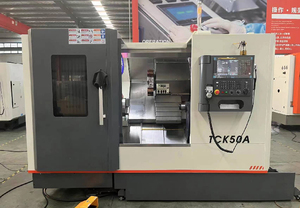 Độ chính xác cao <span class=keywords><strong>CNC</strong></span> <span class=keywords><strong>Lathe</strong></span> nghiêng giường tck50a <span class=keywords><strong>CNC</strong></span> Turn-Mill với Y trục công cụ sống tck50ay fanuc <span class=keywords><strong>CNC</strong></span> trung tâm chuyển - Product Image 3