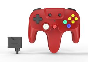 진동 모터 ABS 소재 조이스틱 컨트롤러가 있는 64 용 2.4GHz 무선 게임패드 - Product Image 2