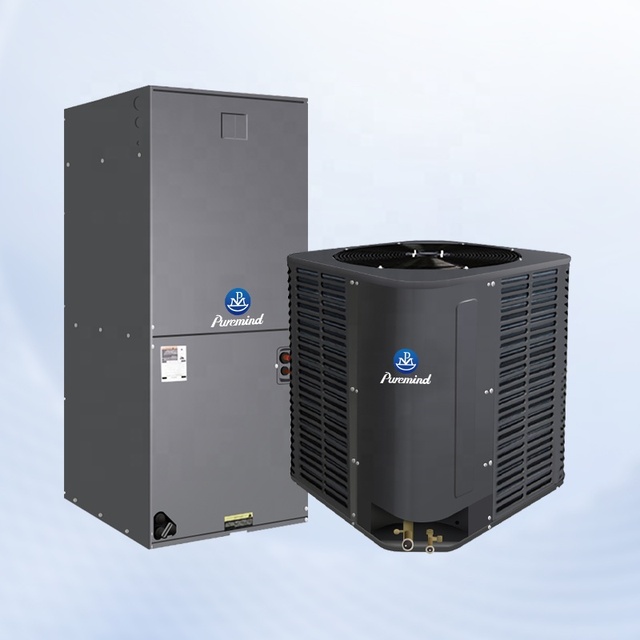 Puremind 18 Seer Air Handler American Ducted Type Air Conditioner 3Ton-5Ton 24000-60000Btu Top Discharge Air Handling Unit