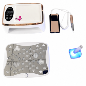 Set de Manicura 4 en 1 Sunkin OEM, Lámpara <span class=keywords><strong>UV</strong></span> LED para Uñas de 365nm, Colector de Polvo de Uñas Portátil, <span class=keywords><strong>Mini</strong></span> Salón y Arte de Uñas para el Hogar - Product Image 4