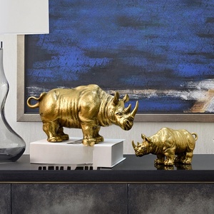 New Products 2024 Unique Decorative <strong>Rhino</strong> Figurines <strong>Statue</strong> Outdoor Garden <strong>Rhino</strong> Sculpture Animal <strong>Statue</strong> Toy - Product Image 2