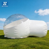 Tente bulle transparente gonflable d'extérieur, imperméable, pour le camping