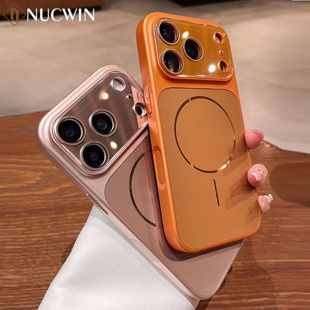 Luminous Flow Magnetic Phone Case for iPhone 17 Pro Max 16 15 14 13 Pro Max for Magsafe Built-in AI Button Shockproof Cover