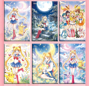 การ์ดสะสมอนิเมะโปเกมอน YQ Wholesale คุณภาพสูง พิมพ์สีสันสดใส คอลเลคชั่นพิเศษ ซีลปิดผนึกอย่างดี การ์ดแฟนอาร์ต - Product Image 3