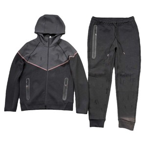 <span class=keywords><strong>Tuta</strong></span> Invernale Unisex di Lusso in Tech Fleece di Alta Qualità 100% Cotone, Set da Uomo e <span class=keywords><strong>Donna</strong></span> 2 Pezzi con Felpa con Cappuccio e Pantaloni - Product Image 5