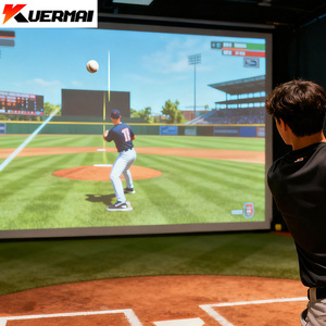 Ticari kapalı kullanım için kızılötesi dokunmatik ekranlı KUERMAI etkileşimli AR <span class=keywords><strong>Golf</strong></span> simülatörü - Product Image 5