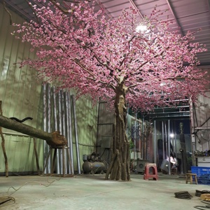Lớn nhân tạo cây đào và hoa anh đào mận cây vườn Phụ kiện cho nhà hàng trang trí - Product Image 3