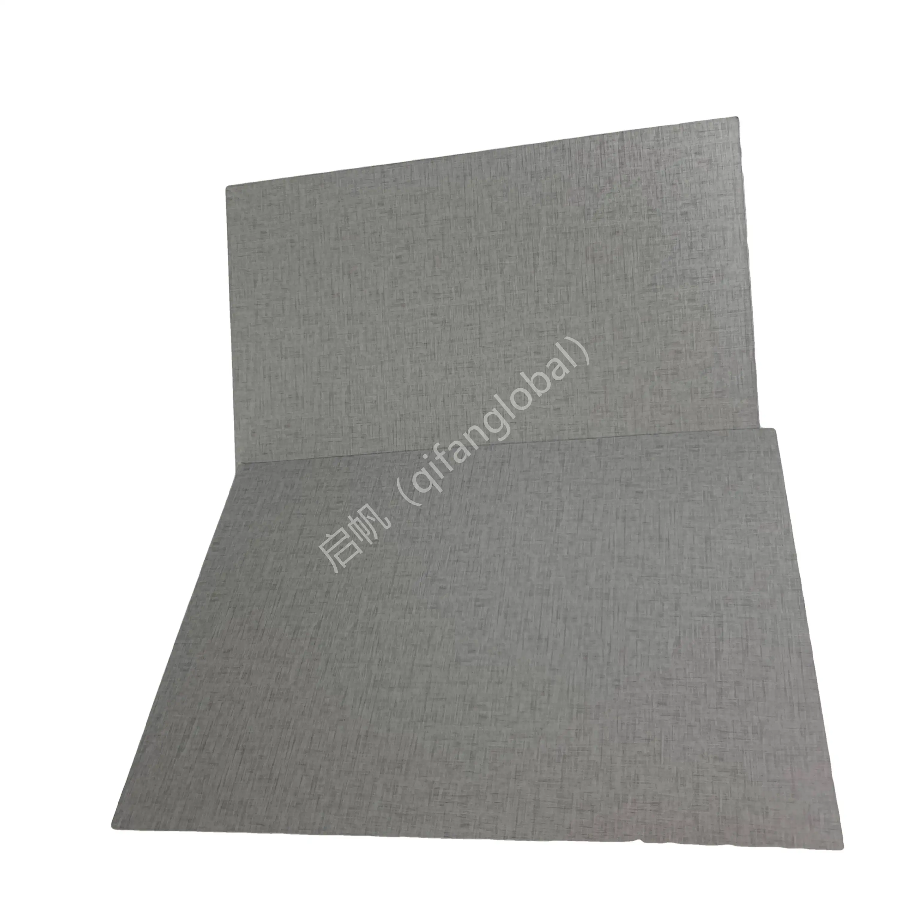 प्राकृतिक कपड़े ग्रे पीवीसी लेपित टुकड़े टुकड़े में धातु शीट जस्ती ठंड रोल पैनल स्टील शीट