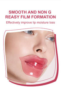 Masque Lèvres en Gelée Rose au Collagène et à l'Acide Hyaluronique Végétalien, Parfum Pêche, Forme Lèvres, Vente en Gros Usine - Product Image 4