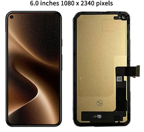 TFT LCD Display Assembly with Frame for Google Pixel 5 GD1YQ GTT9QG5NZ6 Display Touch Screen Digitizer Assembly TFT Screen