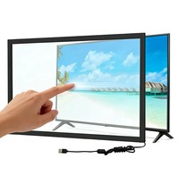 Écran tactile infrarouge IP65 de 19 pouces, cadre prêt à l'emploi, affichage de projection pour le divertissement à domicile avec technologie IR interactive