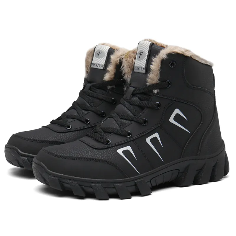 Scarpa moderna in cotone materiale morbido scarpe da coppia Casual alla moda stivali impermeabili per la neve