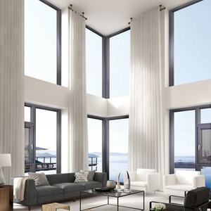 Fenêtre à battant en aluminium à rupture de pont thermique à double vitrage, exportée directement de l'usine, pour maison, villa, chambre - Product Image 6