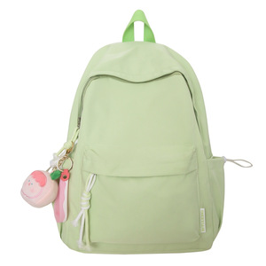 Casual <b>Cream</b> School <b>Bag</b> Lightweight Large Capacity <b>Bags</b> Traveling School Girl <b>Bags</b> - Product Image 1