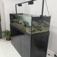 Concept de design innovant, grand aquarium sur pied avec cloison, mode de fonctionnement silencieux, grand aquarium