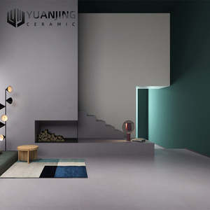 600x1200 terciopelo <span class=keywords><strong>dorado</strong></span> suave luz Micro cemento crema cerámica moderna sala de estar <span class=keywords><strong>restaurante</strong></span> baño decoración de pared acento azulejo de suelo - Product Image 2