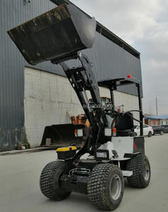 Mini Cargadora <span class=keywords><strong>de</strong></span> Ruedas Articulada Multifuncional H160 Euro, Cargadora Frontal 4x4 con Ruedas Pequeñas para Uso Agrícola - Product Image 2