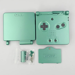 Carcasa Completa para GBA SP <span class=keywords><strong>Gameboy</strong></span> Advance SP con Lente, Nueva Carcasa Verde Rayquaza - Product Image 4