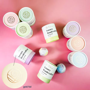 Boîtes de shampooing et bombes de <span class=keywords><strong>bain</strong></span> écologiques, biodégradables et recyclables, emballage rigide avec couvercle mat, base pour savon artisanal, bombes de <span class=keywords><strong>bain</strong></span>, cadeau - Product Image 5