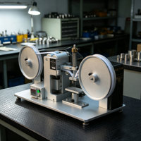 Lab RCA Abrasion Friction Test Machine Complete Standard Weights Plastic Hardware Surface Scratch Resistance Tester