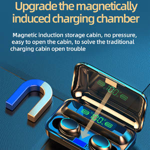F9 5 TWS Mini Écouteurs Intra-Auriculaires Sport Gaming Casque Affichage LED Max Pods <span class=keywords><strong>Pro</strong></span> <span class=keywords><strong>2</strong></span> Power Bank Écouteurs Sans Fil TWS F9 - Product Image 3