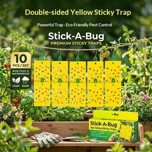 Assortiment de Pièges Collants Jaunes de Tailles Mixtes, Écologiques, Imperméables, pour Usage Agricole, Expédition Rapide, Commande Minimum de 50 Pièces pour Test d'Échantillons - Product Image 1